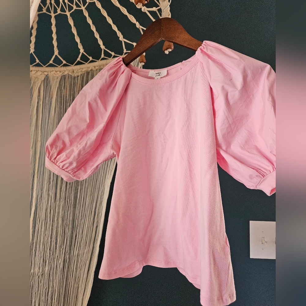 A Loves A Girls Puff Sleeve Top